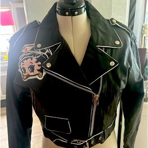 New Betty Boop leather Jacket,